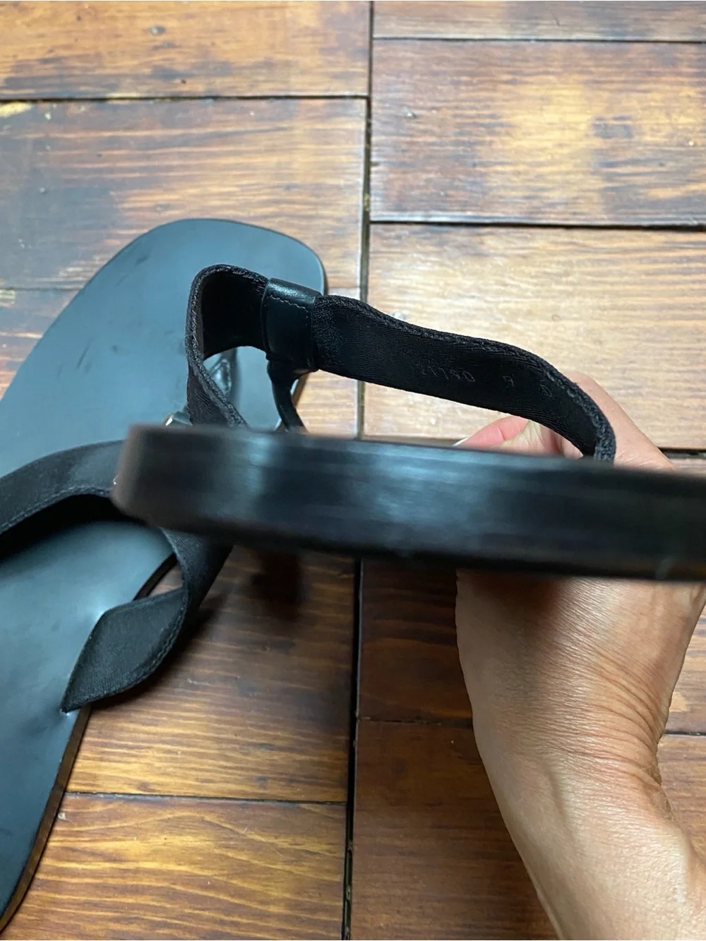 Gucci Black Men’s Logo Sandals